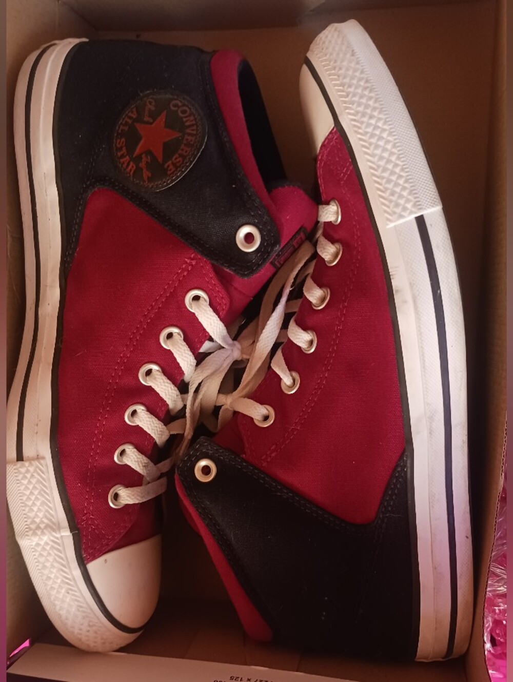 Converse Chuck Taylor All Star High Top Sneakers - Red/Black